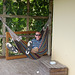Richard in the hammock