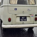 1967 Volkswagen camper van in the rain