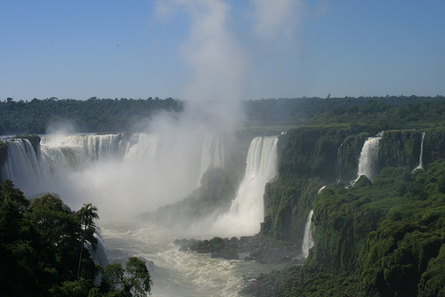 Looking into the Devil's Throat, with a Cloud Forming