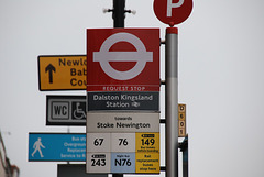 Bus stop roundel