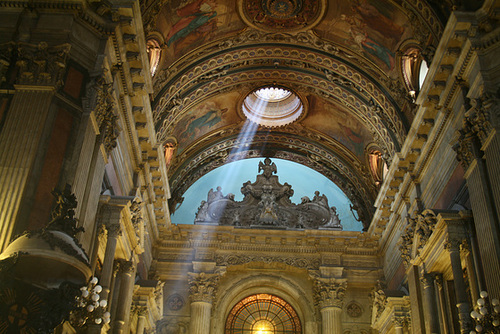 Sunlight Through the Dome