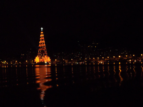 Giant Floating Christmas Tree