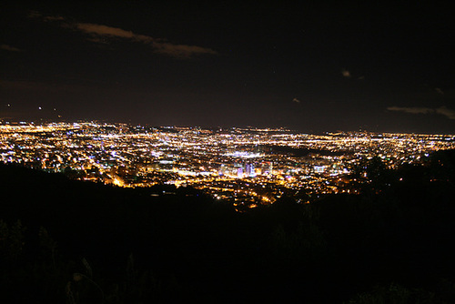 Night View Over Bogotá