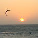 Kite-surfer at Sunset