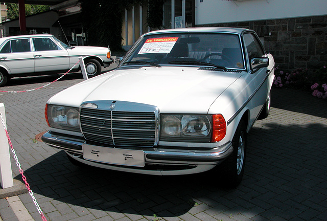 On the road in Germany: Mercedes-Benz 230 CE