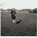 Ruth with Nicky, her Grandad's Dog. 1964