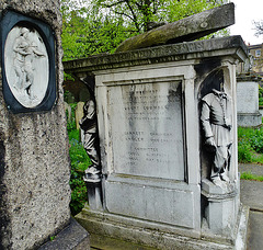 brompton cemetery, london,tomb of champion oarsman robert coombes, 1808-60