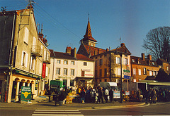 Old pics: Market day in Louhans (Burgundy)