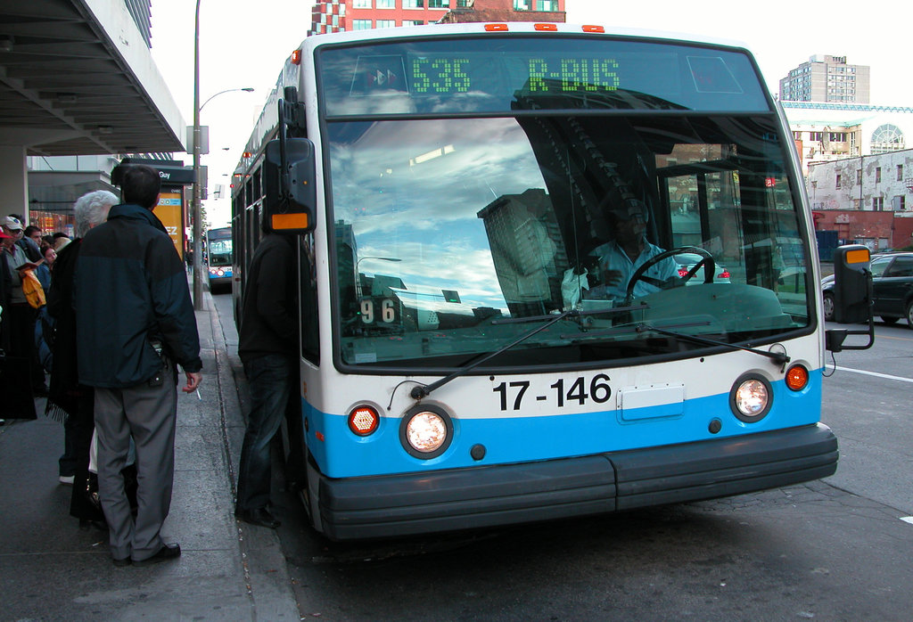 Canadian images: Montreal bus