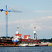 A trip with the steam tug Adelaar: Oranjewerf (Orange Shipyard) working on the Ritske