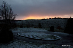 Winter dawn - with flurries!