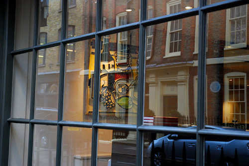 Frith Street reflected