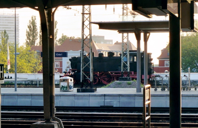 Steam locomotive 64 317 at Frankfurt a/d Oder