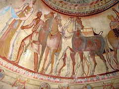 Fresco in a Thracian Tomb