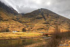 Glencoe in March mists and low cloud