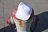Fire hydrant with a cap
