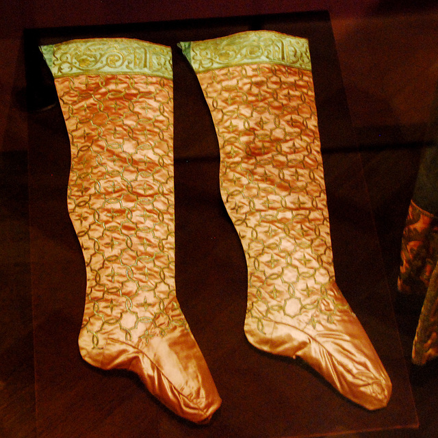 Schatzkammer of the Hofburg: imperial socks