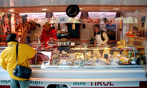 Specialties from Tirol on the Duisburg market