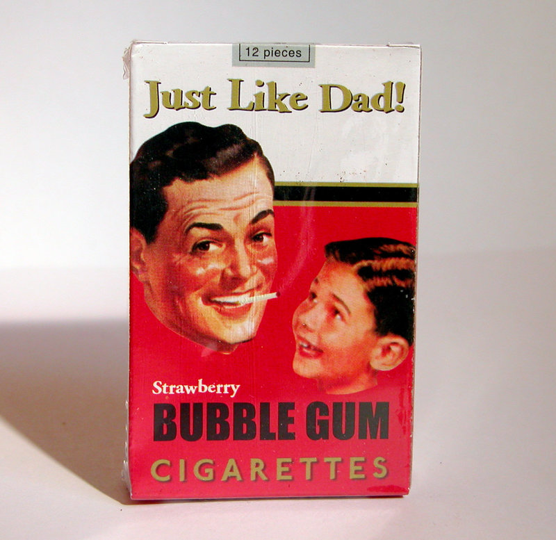 Old products: Bubble Gum Cigarettes