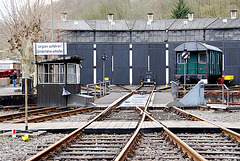Roundhouse and turntable at Bochum-Dahlhausen