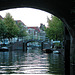 Boating in Leiden: bridges over the Vliet