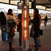 Hot pillar on Leiden Central Station