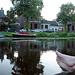 Boating in Leiden: a picture for feet lovers