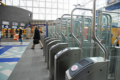 Gates at Leiden Station