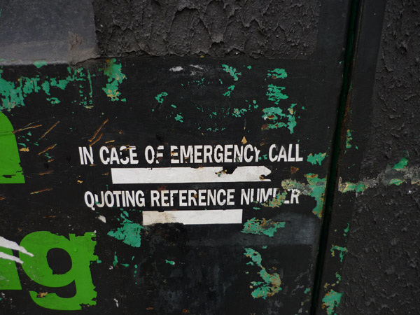 In case of emergency call...