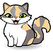 Leeloo as a cartoon kitteh