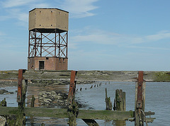 ww2 radar tower, thames estuary