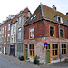 Corner of Nieuwstraat (New Street) and Beschuitsteeg (Rusk Alley) in Leiden