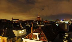 Night view of Leiden