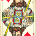 Dutch playing cards from 1920-1927: King of Hearts