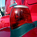 Oldtimer Day Ruinerwold: indicator lamp of a 1975 Mercedes-Benz LAF 1113 truck