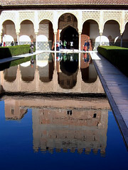 Granada- Alahambra- Comares Palace- Courtyard of the Myrtles