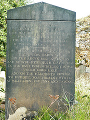 brompton cemetery, london,major james carr, died 1845