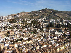 Granada- A View from the Fortress at the Alhambra