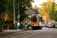 Tram Typ M in Mülheim on the Ruhr, Germany
