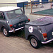 Oldtimer day in Ruinerwold (NL): 1990 Mini 1000E with matching mini-Mini