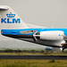 Braking KLM plane