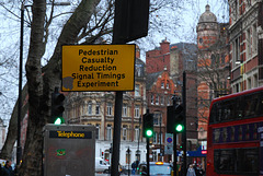 Pedestrian Casualty Reduction Signal Timings Experiment