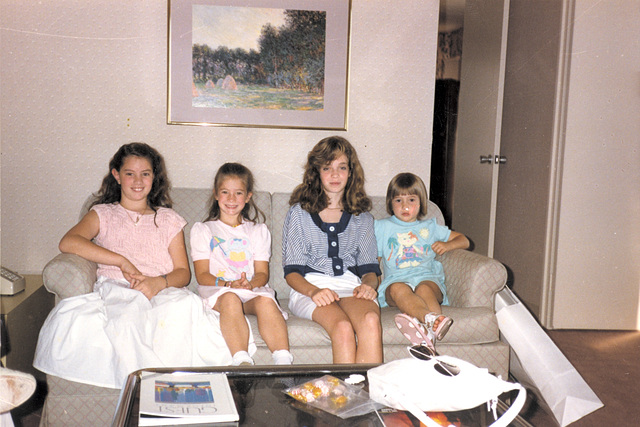 Sisters visit Chicago, summer of 1988