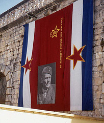 Yugoslav Flag and Tito