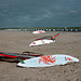 Abandoned windsurfing boards