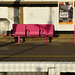 Pink seats