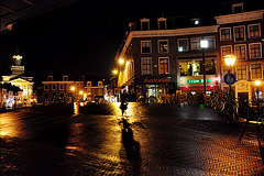 Night shots of Leiden: Visbrug (Fish Bridge)