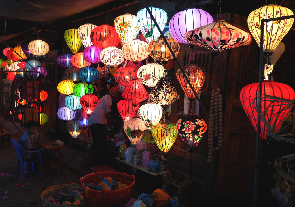 Lanterns in the Night Market