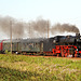 Celebration of the centenary of Haarlem Railway Station: train pulled by steam engine 01 1075