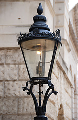 Gas lamp on Horseguards from the reign of King George IV